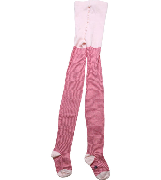 A Pink Tights from Petit Bateau in size 10Y for girl. (Back View)