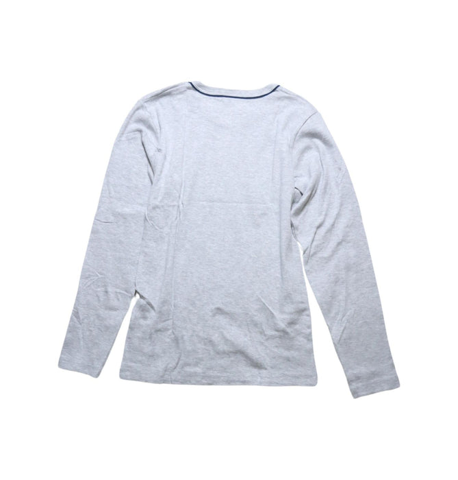 A Grey Long Sleeve Tops from Petit Bateau in size 14Y for neutral. (Back View)