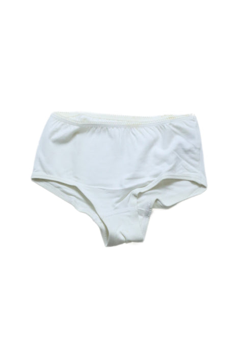 A White Underwear from Petit Bateau in size 4T for neutral. (Front View)
