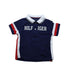 A Navy Short Sleeve Polos from Tommy Hilfiger in size 18-24M for boy. (Front View)