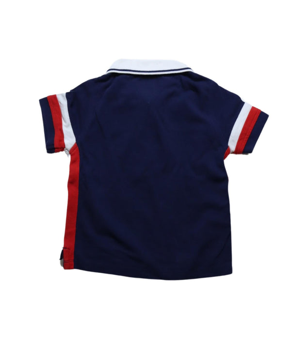 A Navy Short Sleeve Polos from Tommy Hilfiger in size 18-24M for boy. (Back View)