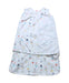 A White Sleepsacs from HALO in size 0-3M for neutral. (Back View)