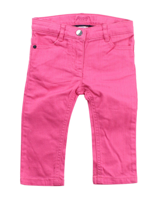A Pink Casual Pants from Jacadi in size 6-12M for girl. (Front View)