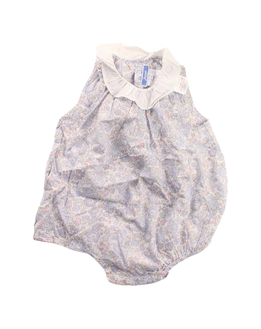 A Blue Bodysuits from Jacadi in size 6-12M for girl. (Front View)
