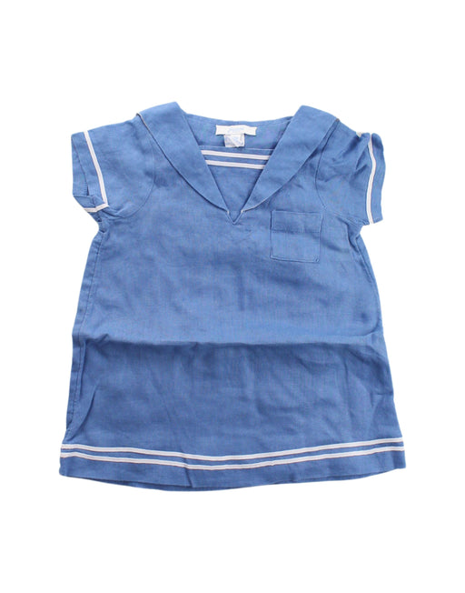 A Blue Dress Sets from Jacadi in size 6-12M for girl. (Front View)