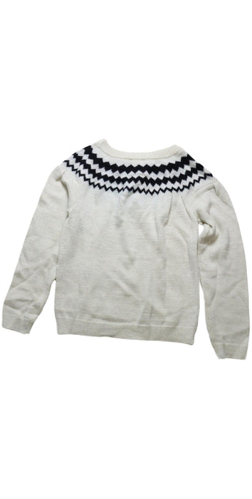 A Ivory Knit Sweaters from Jacadi in size 10Y for girl. (Back View)
