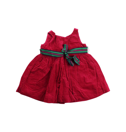 A Red Dress Sets from Ralph Lauren in size 3-6M for girl. (Front View)