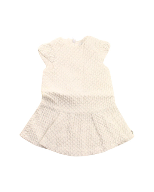 A White Short Sleeve Dresses from Tartine et Chocolat in size 12-18M for girl. (Front View)