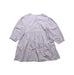 A Purple Long Sleeve Dresses from Naomi Wear in size 4T for girl. (Back View)