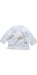 A White Long Sleeve Tops from Mides in size 0-3M for girl. (Front View)