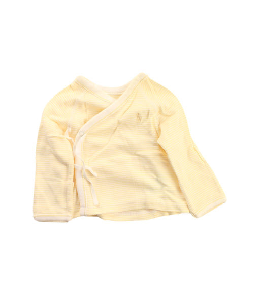A Yellow Pyjama Sets from Ralph Lauren in size Newborn for neutral. (Front View)