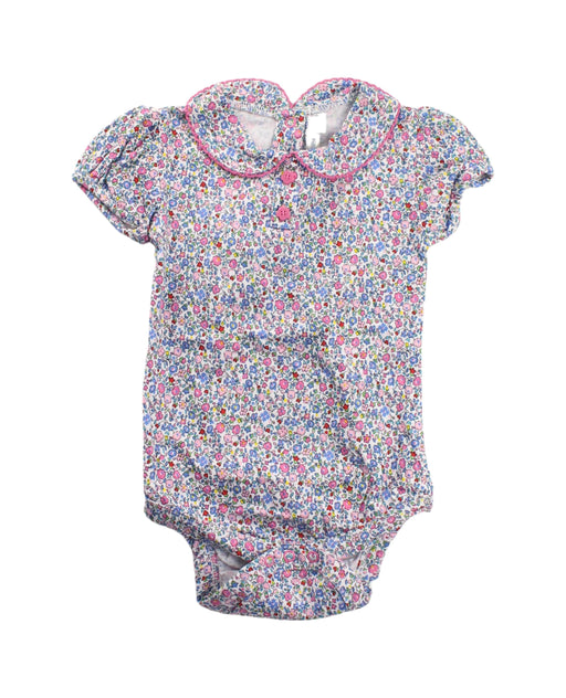 A Blue Bodysuits from Jojo Maman Bébé in size 12-18M for girl. (Front View)