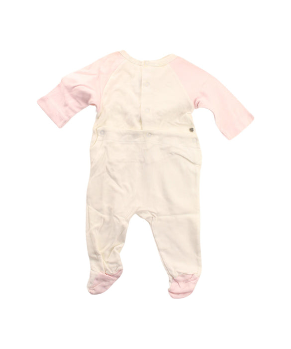 A White Onesies from Jacadi in size 0-3M for boy. (Back View)