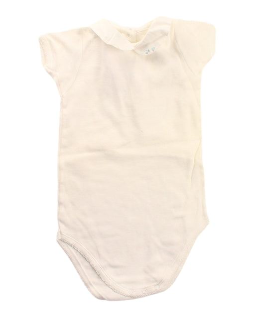 A White Bodysuits from Bonpoint in size 12-18M for girl. (Front View)