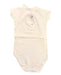 A White Bodysuits from Bonpoint in size 12-18M for girl. (Back View)