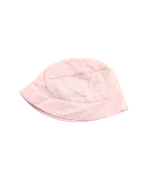 A Pink Sun Hats from Jacadi in size O/S for girl. (Back View)