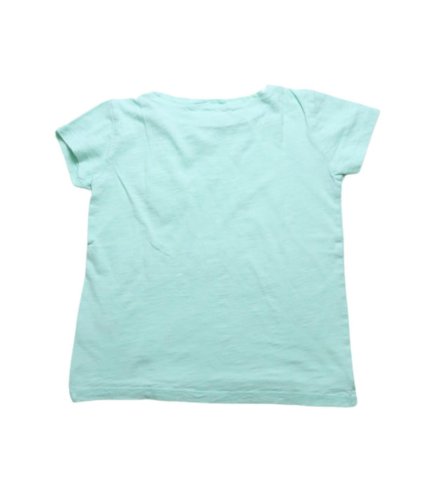 A Teal T Shirts from Crewcuts in size 6T for girl. (Back View)
