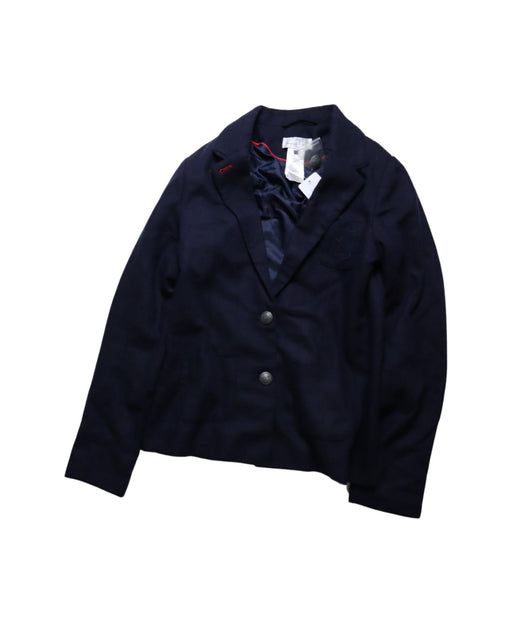 A Navy Blazers from Jacadi in size 14Y for neutral. (Front View)