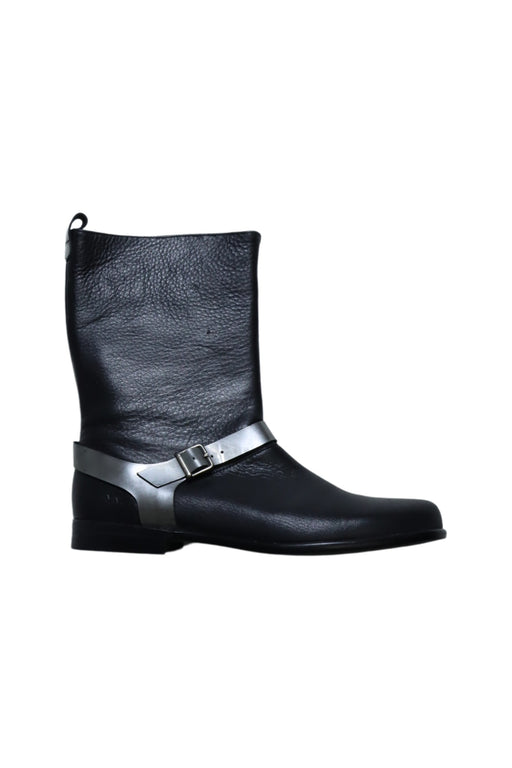 A Black Casual Boots from Jacadi in size 14Y for girl. (Front View)