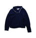 A Navy Buttoned Sweatshirts from Bonpoint in size 6T for girl. (Front View)