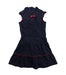 A Blue Sleeveless Dresses from Nicholas & Bears in size 6T for girl. (Back View)