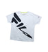 A White T Shirts from Fila in size 7Y for boy. (Front View)