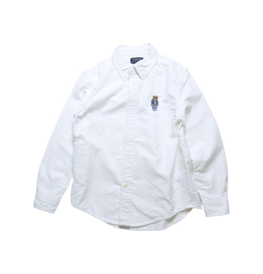 A White Shirts from Polo Ralph Lauren in size 7Y for boy. (Front View)