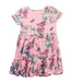 A Pink Short Sleeve Dresses from Joules in size 7Y for girl. (Back View)