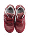 A Red Sneakers from New Balance in size 6T for boy. (Back View)