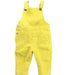 A Yellow Long Overalls from Seed in size 3-6M for girl. (Front View)