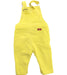 A Yellow Long Overalls from Seed in size 3-6M for girl. (Back View)