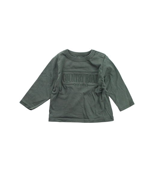 A Green Crewneck Sweatshirts from Country Road in size 3-6M for boy. (Front View)