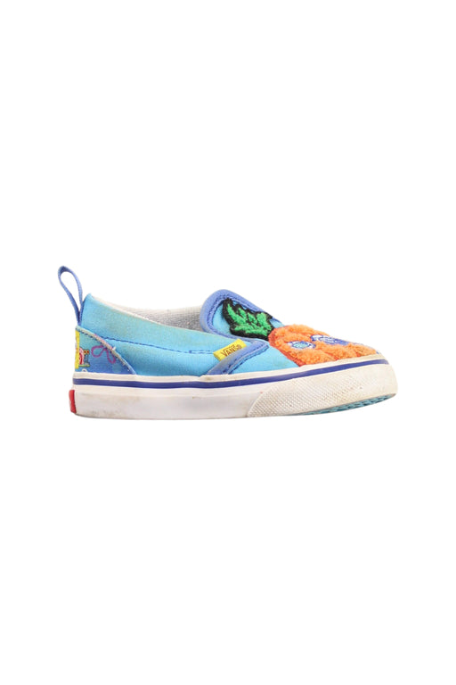 A Multicolour Slip Ons from Vans in size 12-18M for boy. (Front View)