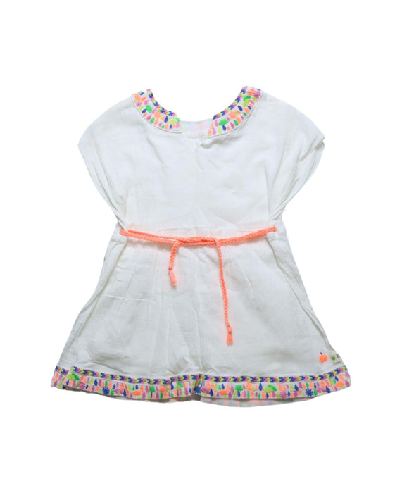 A White Short Sleeve Dresses from The Bonnie Mob in size 12-18M for girl. (Back View)