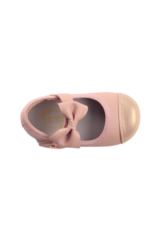 A Pink Flats from Dr. Kong in size 12-18M for girl. (Front View)