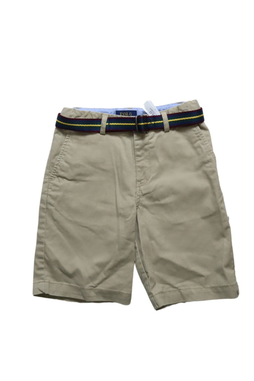 A Beige Shorts from Polo Ralph Lauren in size 7Y for boy. (Front View)