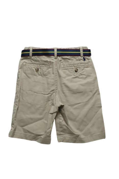 A Beige Shorts from Polo Ralph Lauren in size 7Y for boy. (Back View)