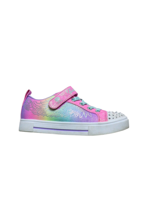 A Multicolour Sneakers from Skechers in size 6T for girl. (Front View)