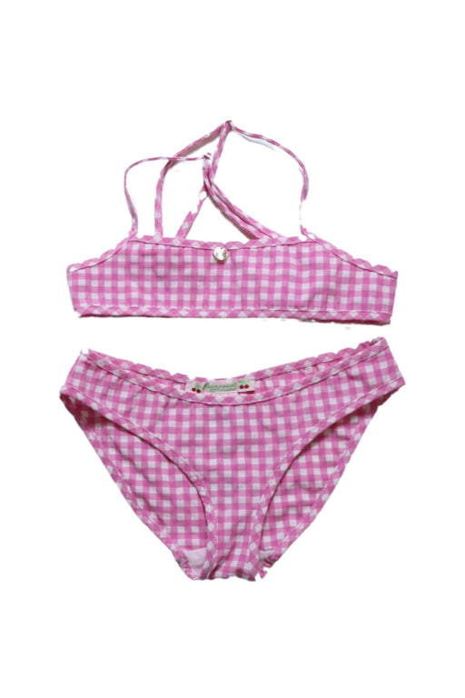 A Pink Bikinis from Bonpoint in size 4T for girl. (Front View)