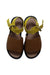 A Brown Sandals from Marni in size 5T for girl. (Back View)