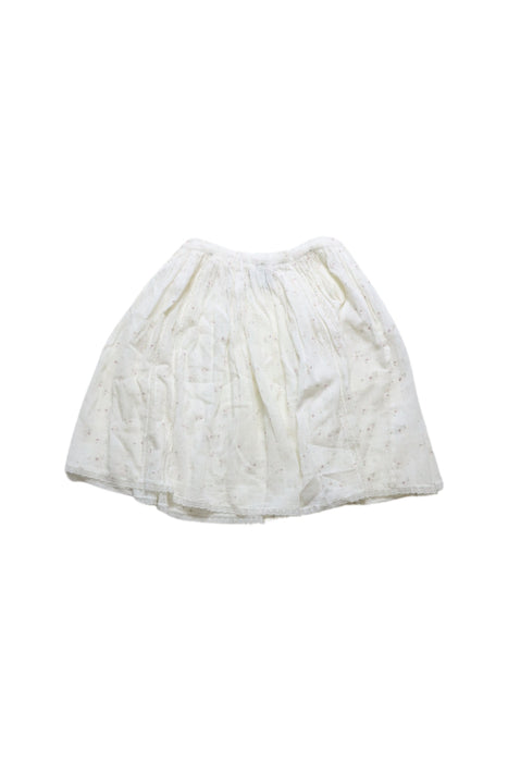A Ivory Short Skirts from Velveteen in size 6T for girl. (Front View)