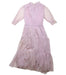 A Pink Short Sleeve Dresses from Velveteen in size 8Y for girl. (Back View)