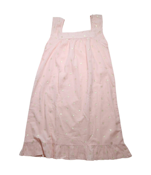 A Pink Sleeveless Dresses from Monoprix in size 14Y for girl. (Front View)