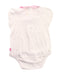 A White Short Sleeve Bodysuits from Jojo Maman Bébé in size 18-24M for girl. (Back View)