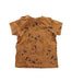 A Brown Short Sleeve Tops from Seed in size 3-6M for boy. (Back View)