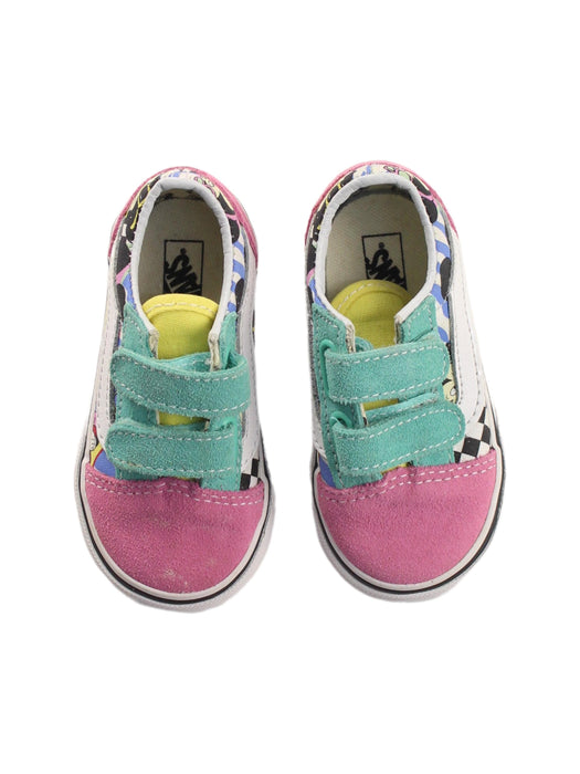 A Multicolour Sneakers from Vans in size 12-18M for boy. (Back View)