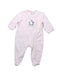 A Pink Onesies from Guess in size 3-6M for girl. (Front View)