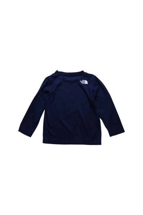 A Navy Long Sleeve Tops from The North Face in size 4T for boy. (Back View)