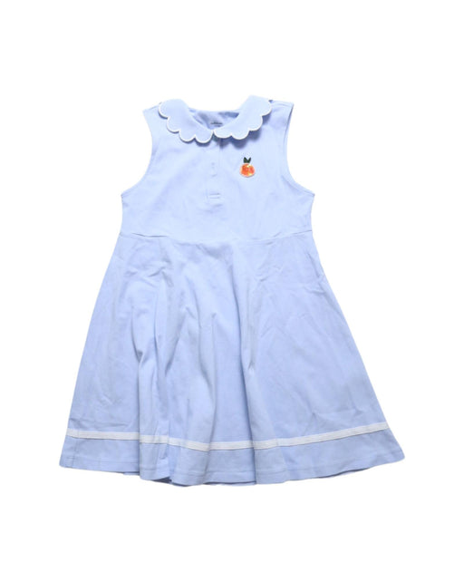 A Blue Sleeveless Dresses from Balabala in size 4T for girl. (Front View)