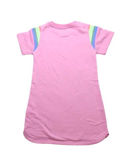 A Pink Short Sleeve Dresses from Nike in size 4T for girl. (Back View)